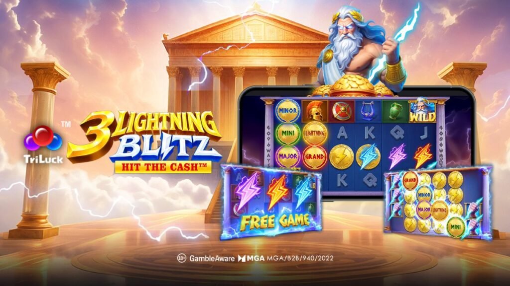 TaDa Gaming lança slot 3 Lightning Blitz no mercado brasileiro