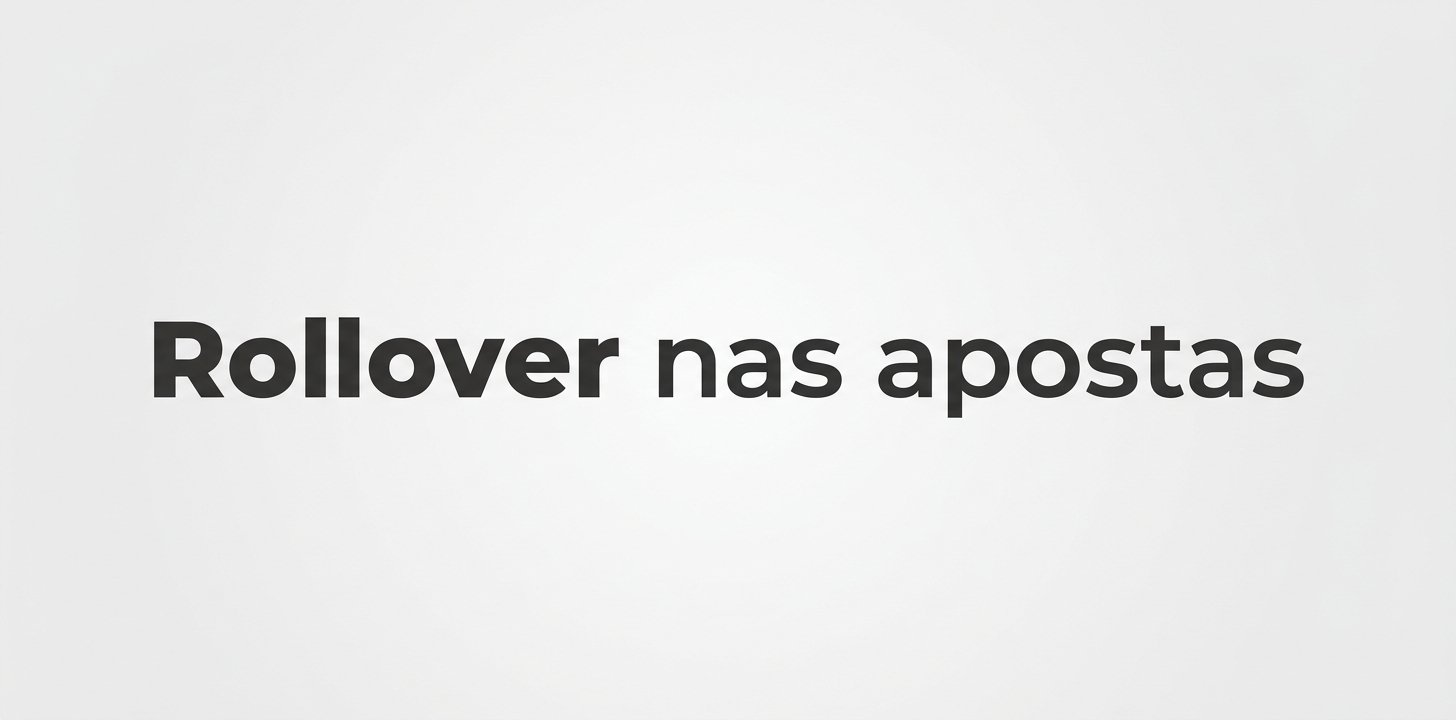 Rollover nas apostas: o que significa e como funciona?